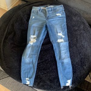Medium Wash Hollister Skinny Jeans
